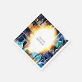 ボホおもしろい化学サイエンティスト誕生日 スタンダードカクテルナプキン (角)