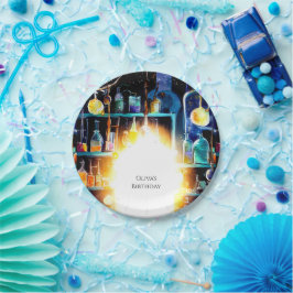 ボホおもしろい化学サイエンティスト誕生日 ペーパープレート