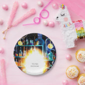 ボホおもしろい化学サイエンティスト誕生日 ペーパープレート (パーティー)