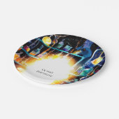 ボホおもしろい化学サイエンティスト誕生日 ペーパープレート (アングル)