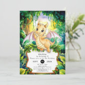 ボホおもしろい魔法ドラゴン誕生日 招待状 (スタンド正面)