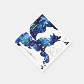 ボホお洒落ウルフ誕生日 スタンダードカクテルナプキン (角)