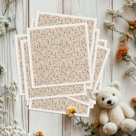 ボホお洒落ガーデンパーティーベビーイン開花シャワー スタンダードカクテルナプキン