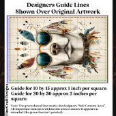 ボホお洒落シックラブラドールドッグCK8デコページ 薄葉紙