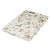 ボホお洒落ジャングル恐竜パターン バスマット (アングル)