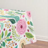 ボホお洒落ピンクローズガーデン テーブルクロス (インサイチュ)