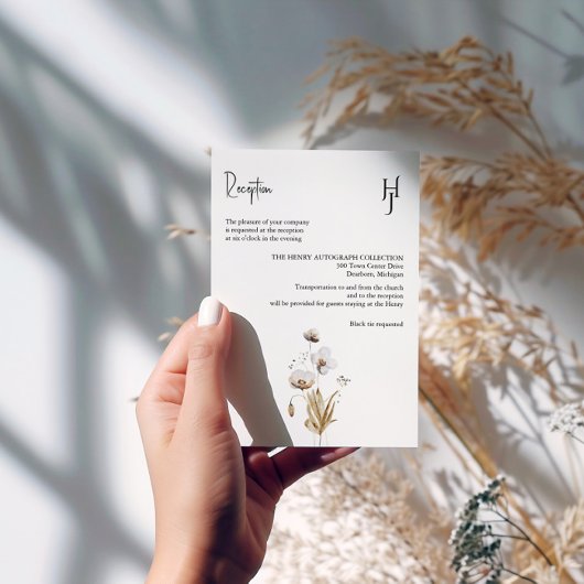 ボホお洒落フローラエレガント、 エンクロージャーカード