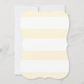 ボホお洒落フローラパールリースブライダルシャワー 招待状 (裏面)