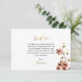 ボホお洒落花正教会キリスト教バプテスマ サンキューカード (スタンド正面)