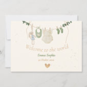 ボホお洒落赤ちゃん服 案内状 (正面)