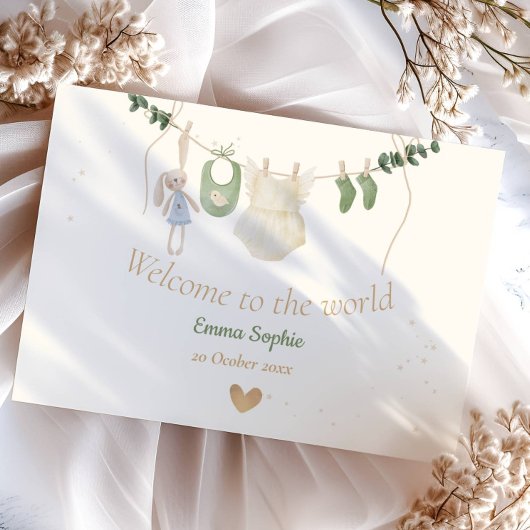 ボホお洒落赤ちゃん服 案内状