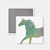 ボホかわいらしウマ マグネット (正面/裏面)