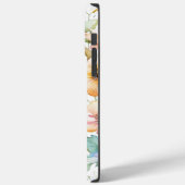 ボホかわいらしオレンジピンク水彩ワイルドフラワー Case-Mate iPhoneケース (裏面 / 左)