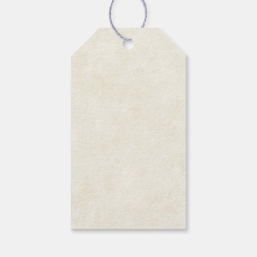 ボホかわいらしクリスマスを飾る水彩鹿 ギフトタグ (裏面)