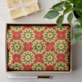 ボホかわいらしシックなモザイク幾何学模様 薄葉紙 (ギフト)