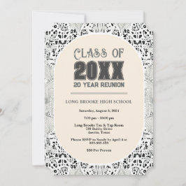 ボホかわいらしニュートラル20年高校懇親会 招待状