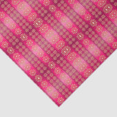 ボホかわいらしピンクパターン 薄葉紙 (詳細)