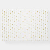 ボホかわいらしブーケ&アローズ結婚ズゲストブック ゲストブック (裏面)