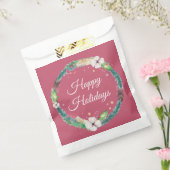 ボホかわいらしホリデーリース フェイバーバッグ (封をした状態)