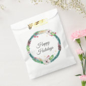 ボホかわいらしホリデーリース フェイバーバッグ (封をした状態)