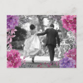 ボホかわいらしボタニカルサンキューフォトポストカード ポストカード (正面)