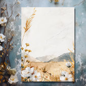 ボホかわいらしマウンテンワイルドフラワー結婚ズ セーブザデート