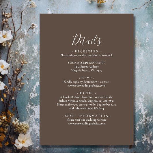 ボホかわいらしー山の山花が一つ結婚に 招待状