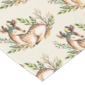 ボホかわいらし模様を塗り下ろす水彩鹿 テーブルクロス (アングル)