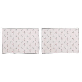 ボホかわいらし赤面ピンク花柄 枕カバー