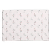 ボホかわいらし赤面ピンク花柄 枕カバー (正面右)