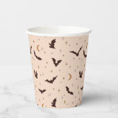 ボホこうもりとスターズハロウィンパターン 紙コップ (左)