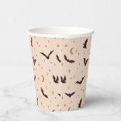 ボホこうもりとスターズハロウィンパターン 紙コップ (右)