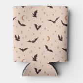 ボホこうもりとスターズハロウィンパターン 缶クーラー (正面)