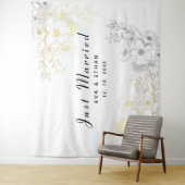 ボホたった今結婚しましたウェディングパーティードコール タペストリー (インサイチュ)