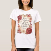 ボホだが最初に彼の王国の聖書の聖句を求める Tシャツ (正面)