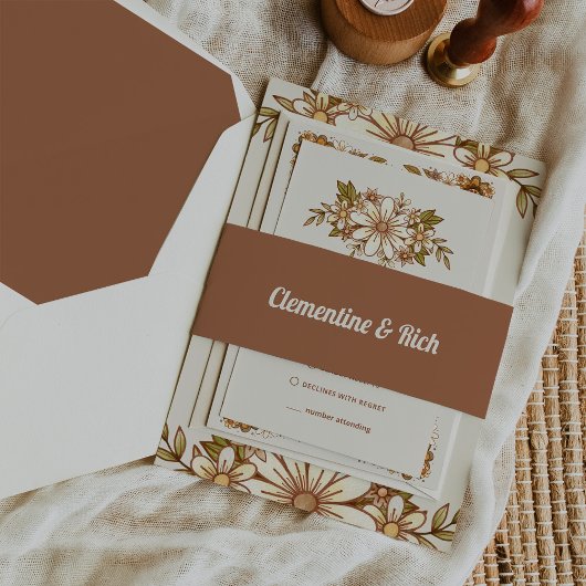 ボホとレトロ結婚ズ 招待状ベリーバンド