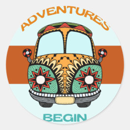 ボホな冒険が始まる ハネムーン ラウンドシール