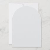 ボホのガールファースト招待状スペインの 招待状 (裏面)