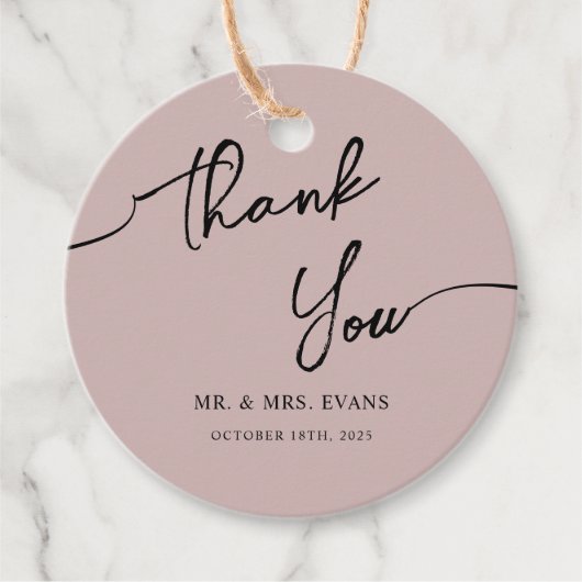 ボホのメッセージカード結婚だ。 フェイバータグ (正面)