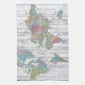 ボホの地図II キッチンタオル (縦)