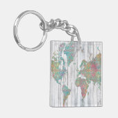 ボホの地図II キーホルダー (正面左)