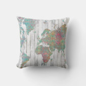 ボホの地図II クッション (正面)