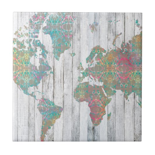 ボホの地図II タイル (正面)