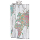 ボホの地図II フラスク (左)