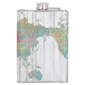 ボホの地図II フラスク (裏面)