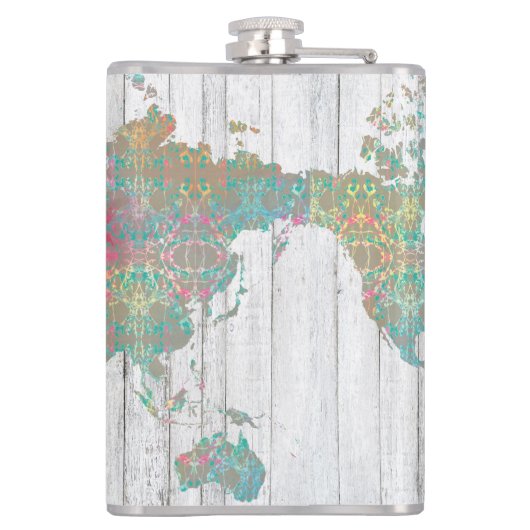 ボホの地図II フラスク (裏面)