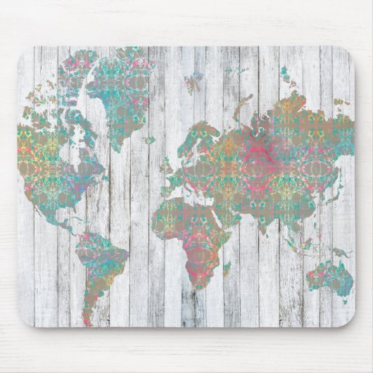 ボホの地図II マウスパッド (正面)