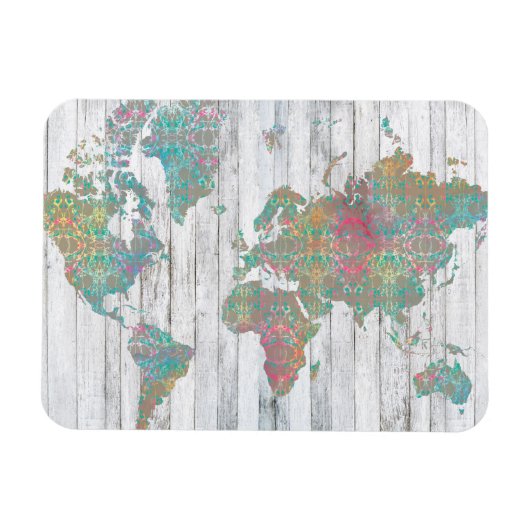 ボホの地図II マグネット (横)