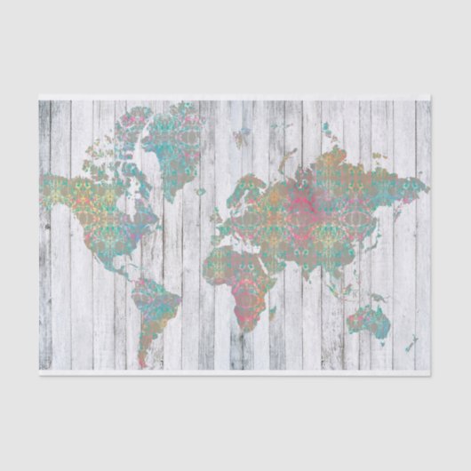 ボホの地図II 薄葉紙 (正面)