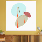 ボホの形状 キャンバスプリント (インサイチュ (リビング))